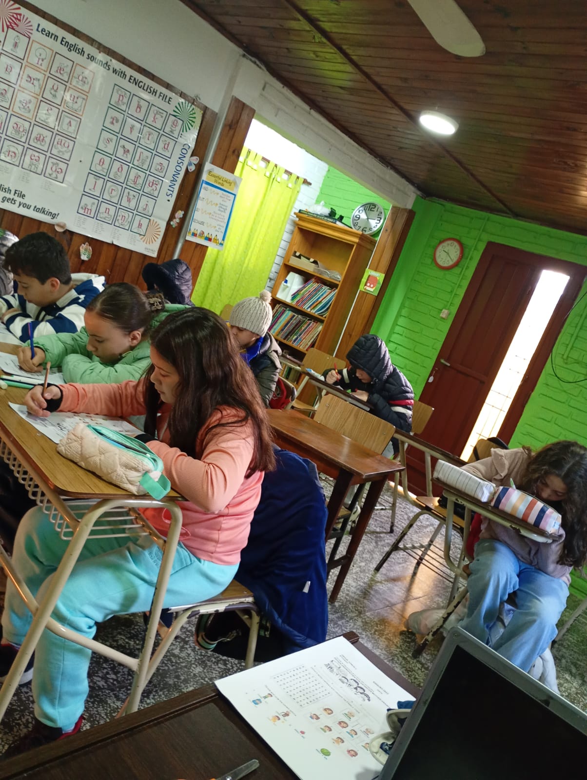 Clase de idiomas en IPI